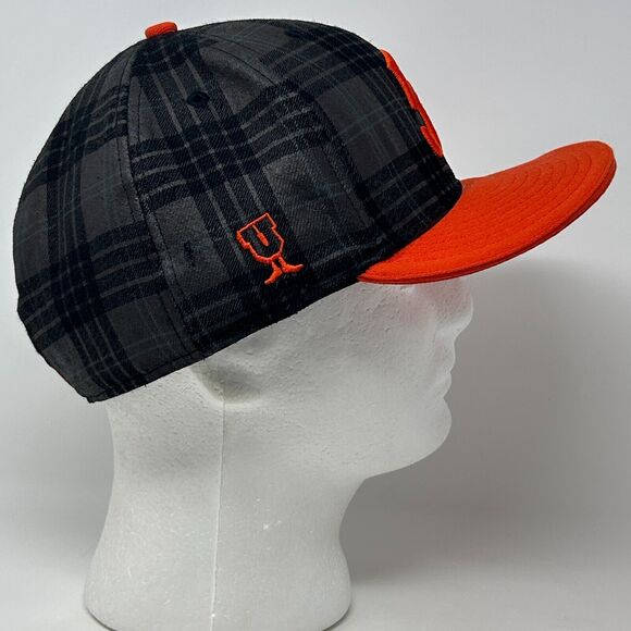 Undefeated x New Era Hat Baseball Cap Gray Plaid 5s UNDFTD 59Fifty Fitted 7 5/8 - Picture 8 of 11
